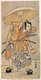 Japan: Kabuki actor Nakamura Juzo II as a samurai. Katsukawa Shunsho (1726-1793), 1773-1774